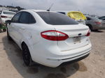 2015 Ford Fiesta S White vin: 3FADP4AJ7FM141512