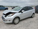 2015 Ford Fiesta S Silver vin: 3FADP4AJ7FM161422