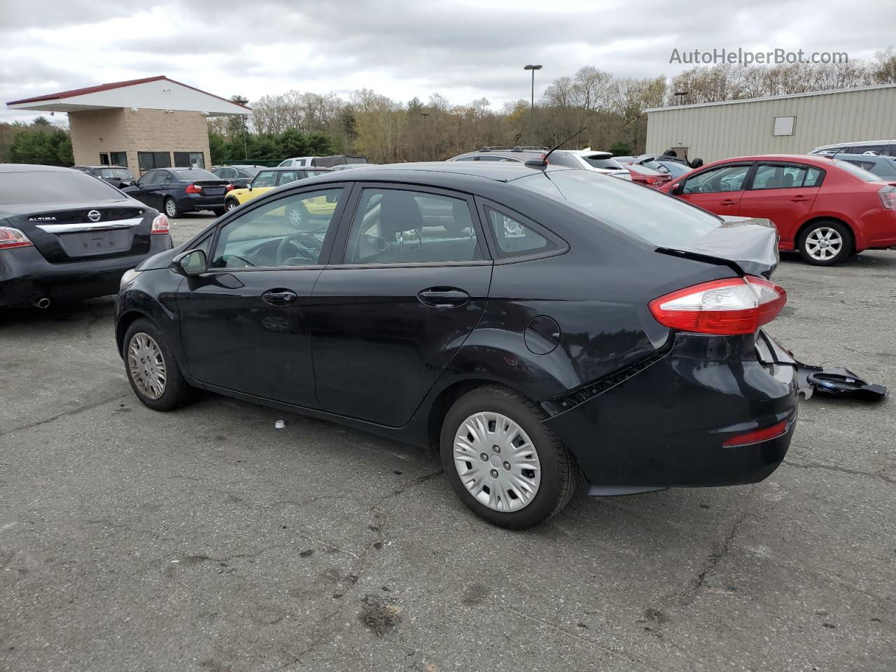 2016 Ford Fiesta S Black vin: 3FADP4AJ7GM102856