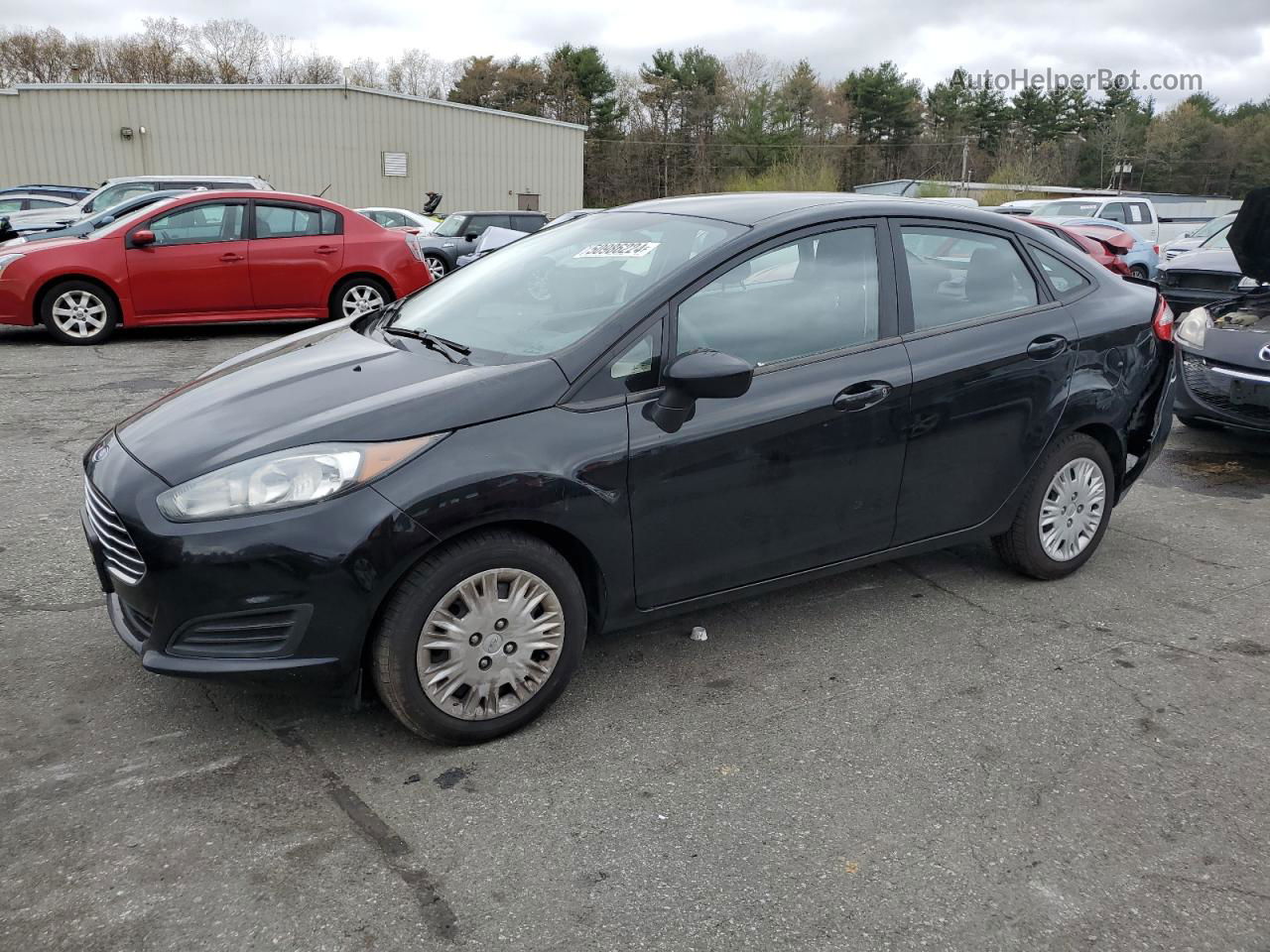 2016 Ford Fiesta S Black vin: 3FADP4AJ7GM102856