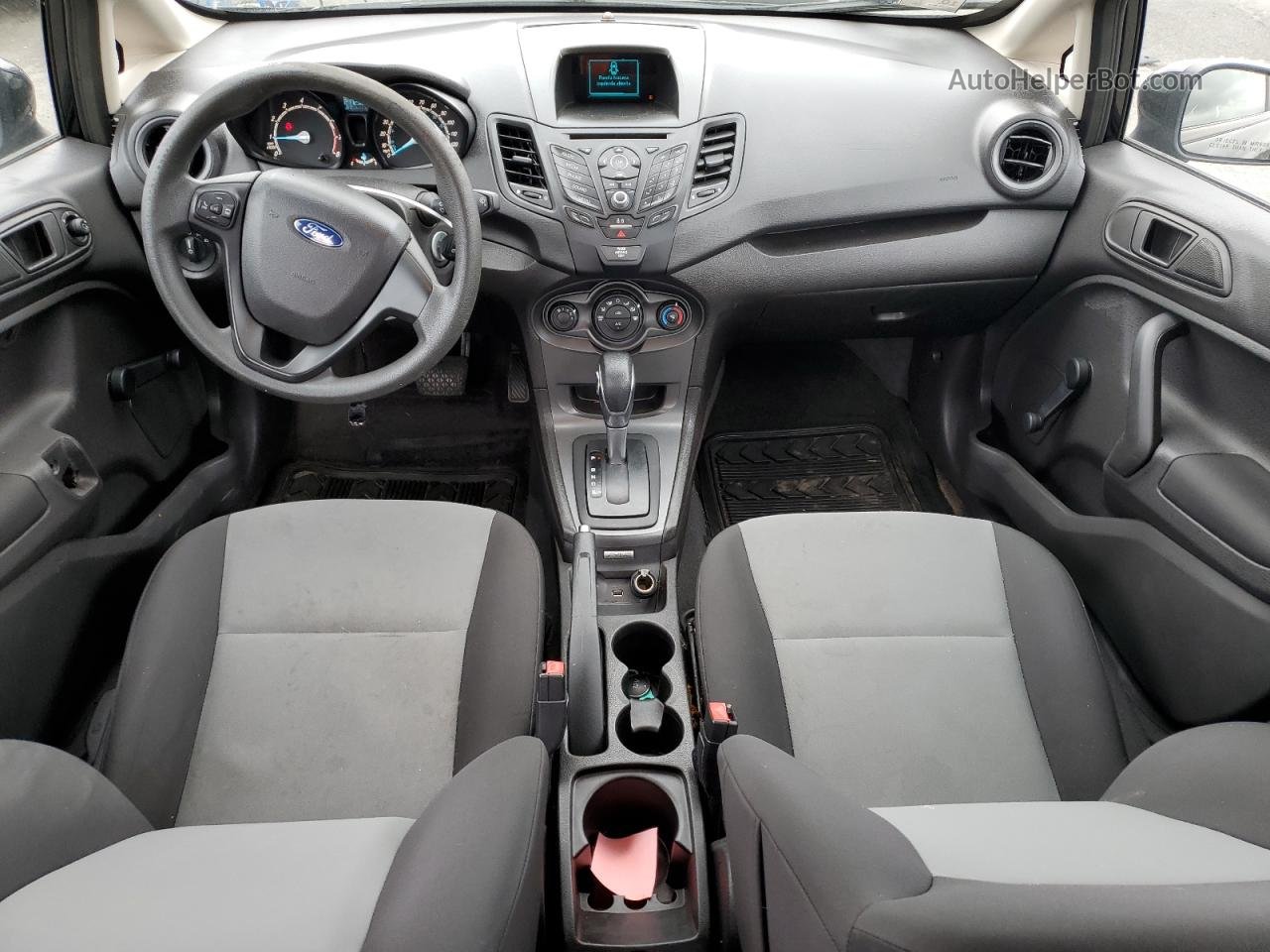 2016 Ford Fiesta S Black vin: 3FADP4AJ7GM102856