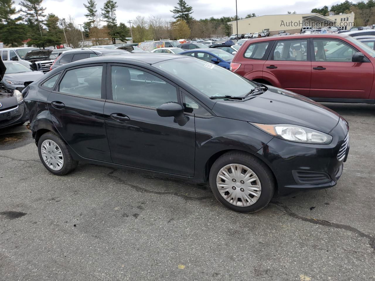 2016 Ford Fiesta S Black vin: 3FADP4AJ7GM102856