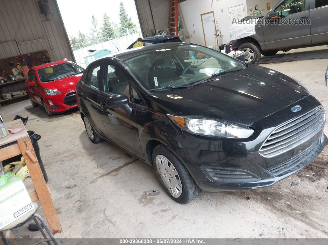 2016 Ford Fiesta S Black vin: 3FADP4AJ7GM104008