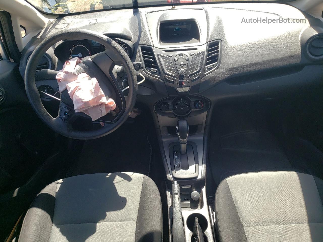 2016 Ford Fiesta S Silver vin: 3FADP4AJ7GM149675