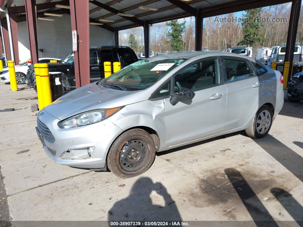 2016 Ford Fiesta S Silver vin: 3FADP4AJ7GM162717