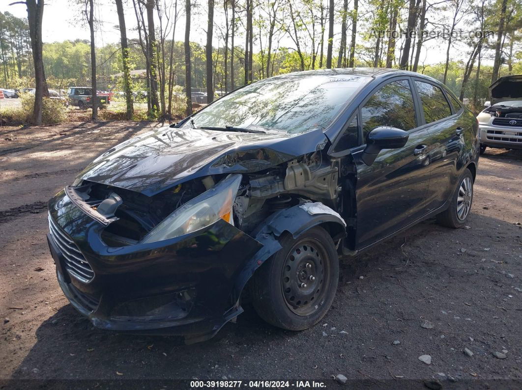 2016 Ford Fiesta S Black vin: 3FADP4AJ7GM182949