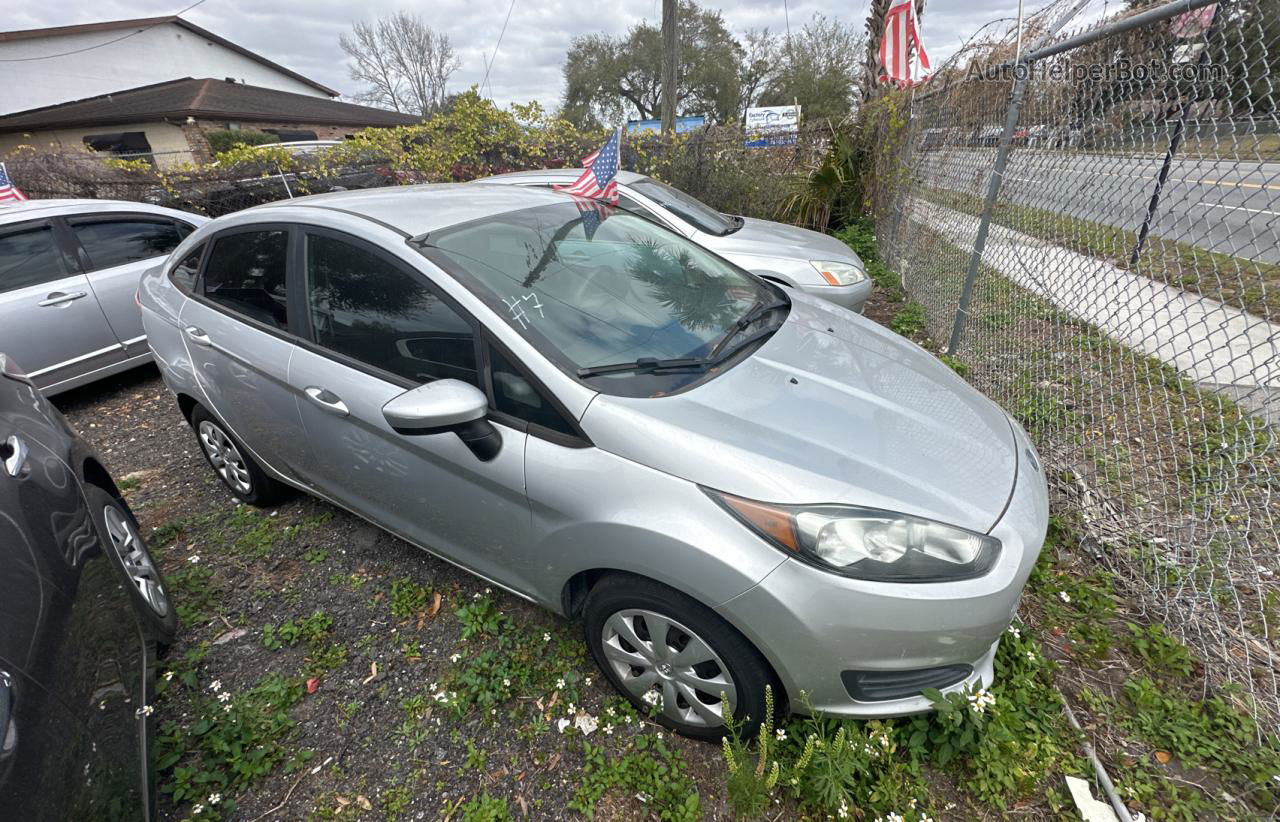 2019 Ford Fiesta S Silver vin: 3FADP4AJ7KM114272