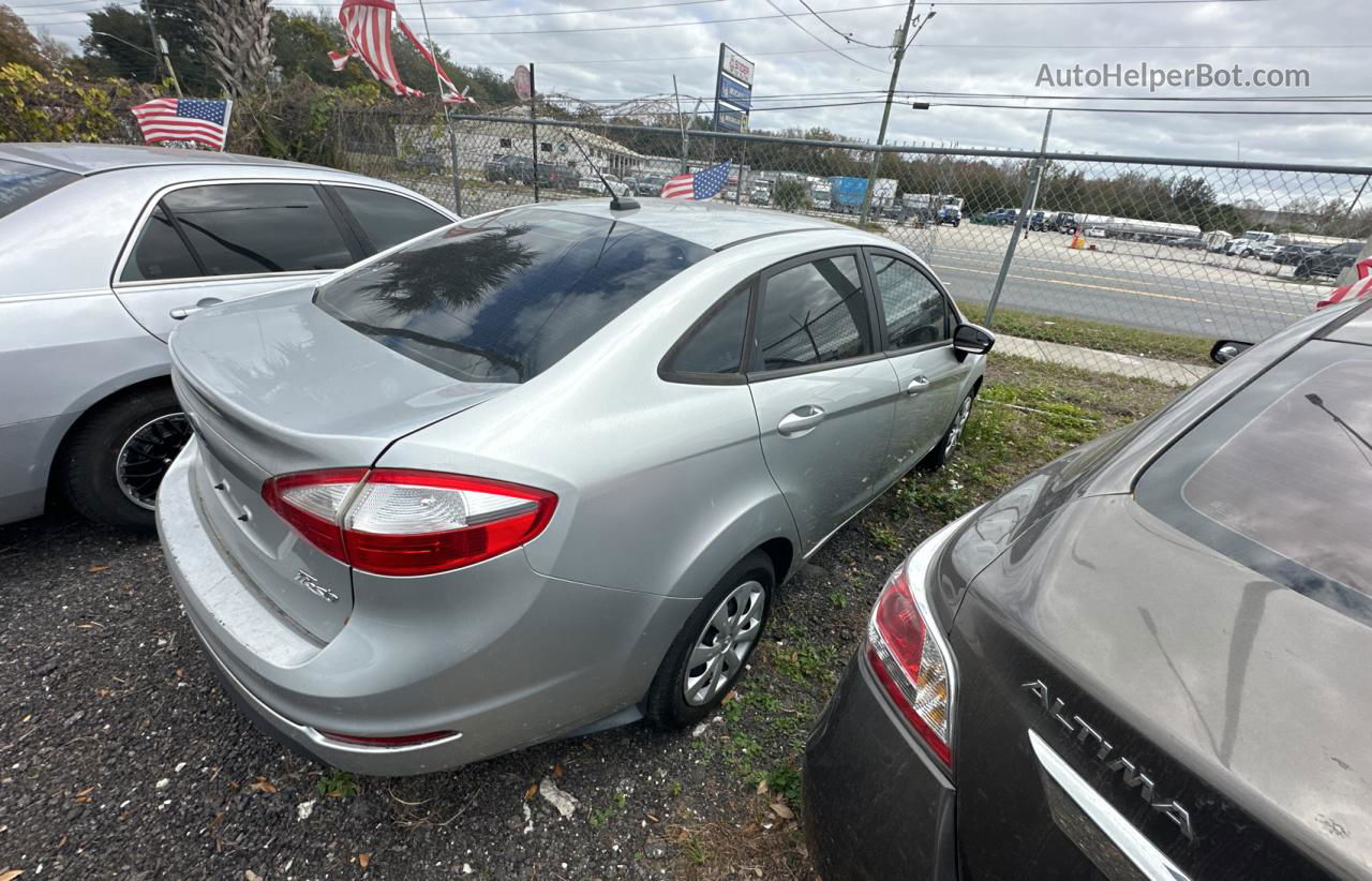 2019 Ford Fiesta S Silver vin: 3FADP4AJ7KM114272