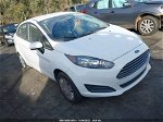 2019 Ford Fiesta S White vin: 3FADP4AJ7KM119228