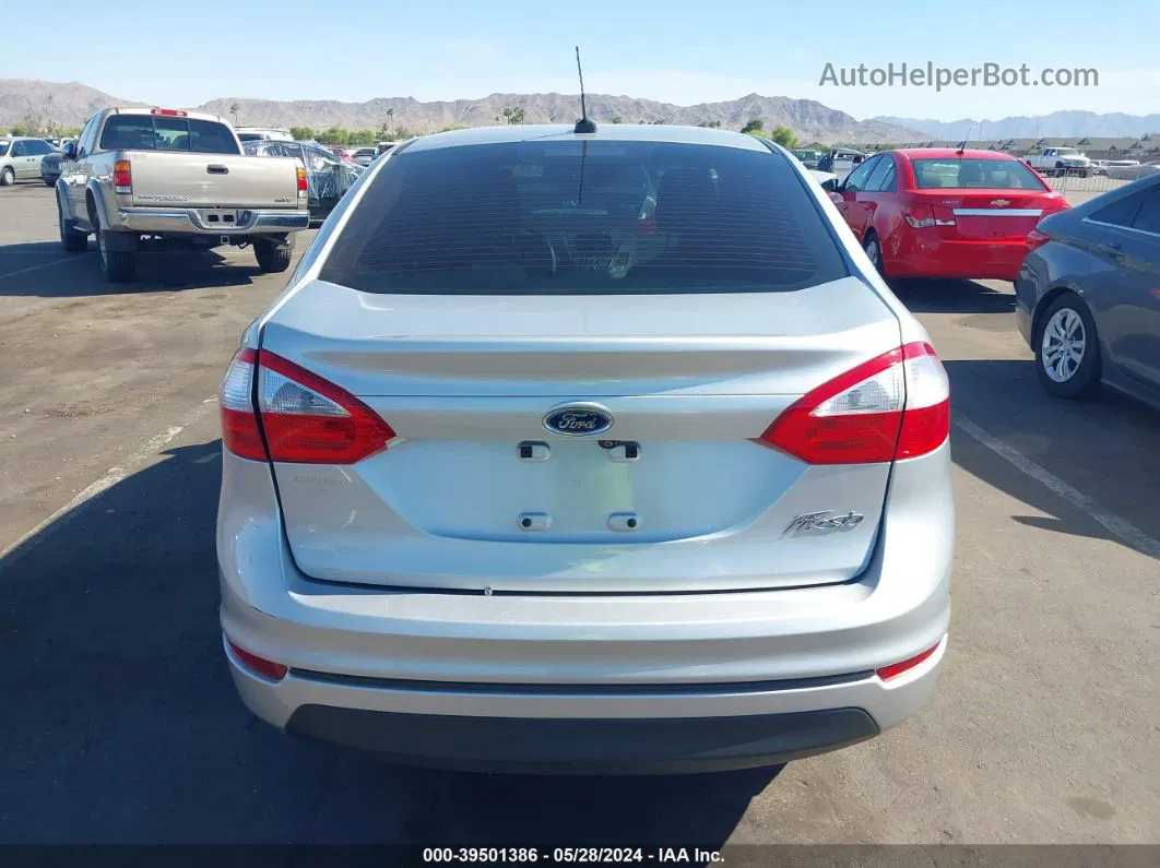 2019 Ford Fiesta S Silver vin: 3FADP4AJ7KM163892