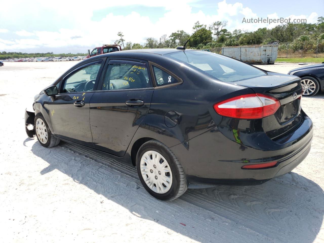 2015 Ford Fiesta S Black vin: 3FADP4AJ8FM117414