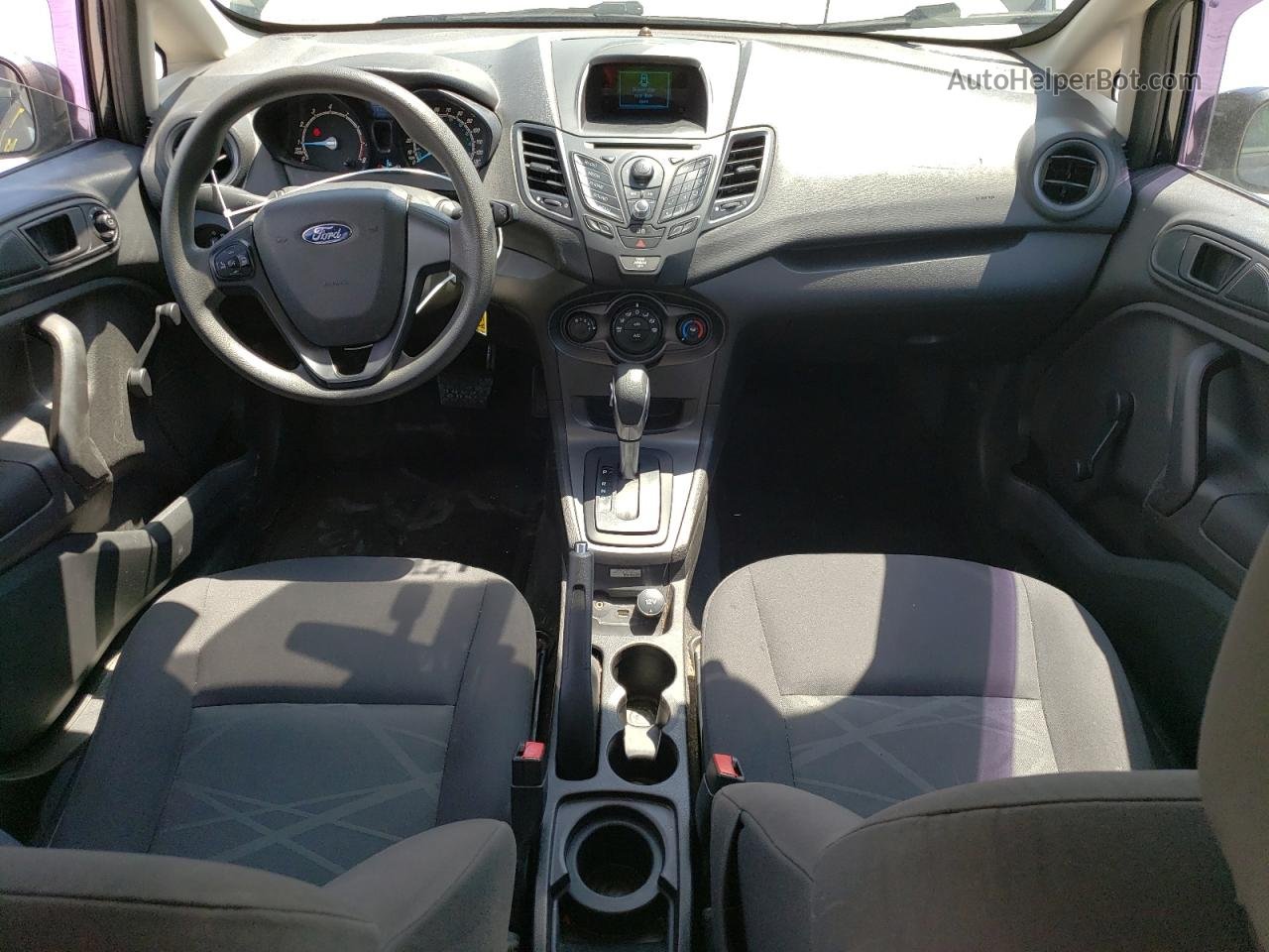 2015 Ford Fiesta S Черный vin: 3FADP4AJ8FM117414