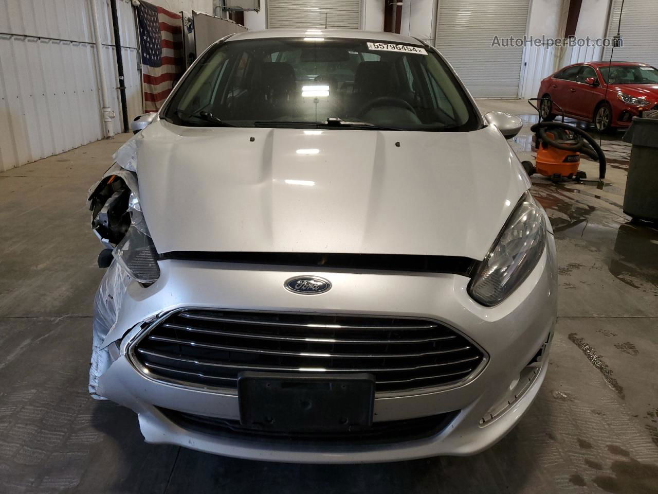 2015 Ford Fiesta S Silver vin: 3FADP4AJ8FM176060