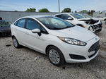 2015 Ford Fiesta S White vin: 3FADP4AJ8FM198351