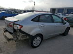 2015 Ford Fiesta S Silver vin: 3FADP4AJ8FM203287