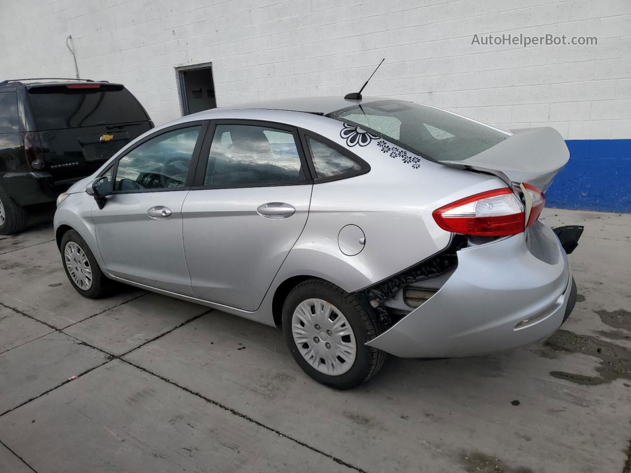 2015 Ford Fiesta S Silver vin: 3FADP4AJ8FM203886