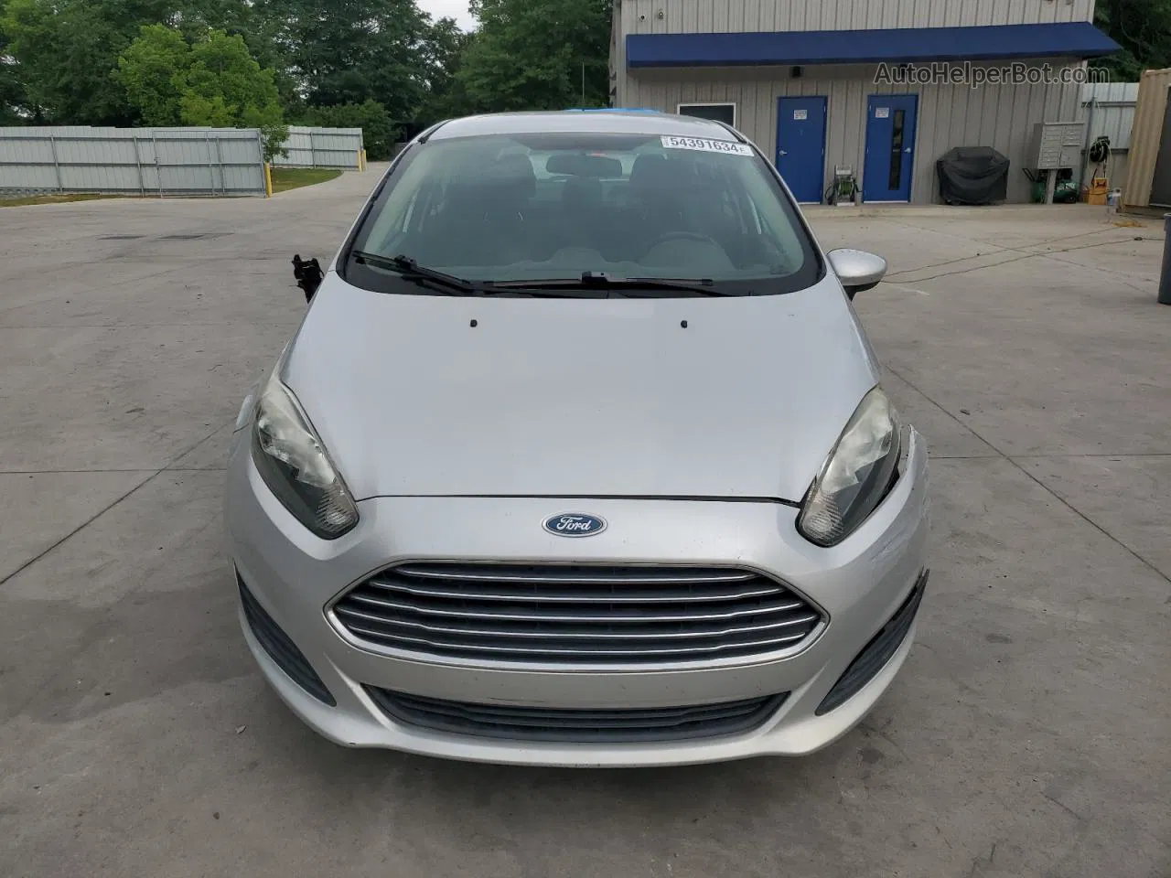 2016 Ford Fiesta S Silver vin: 3FADP4AJ8GM103515