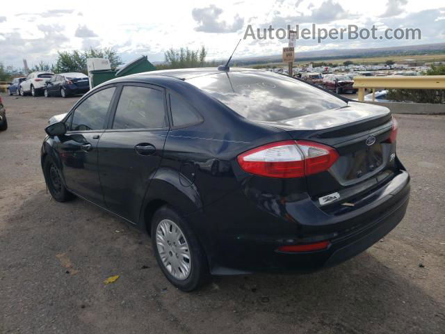 2016 Ford Fiesta S Black vin: 3FADP4AJ8GM107810