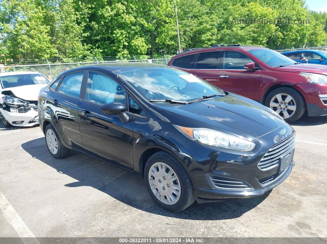 2016 Ford Fiesta S Black vin: 3FADP4AJ8GM162192