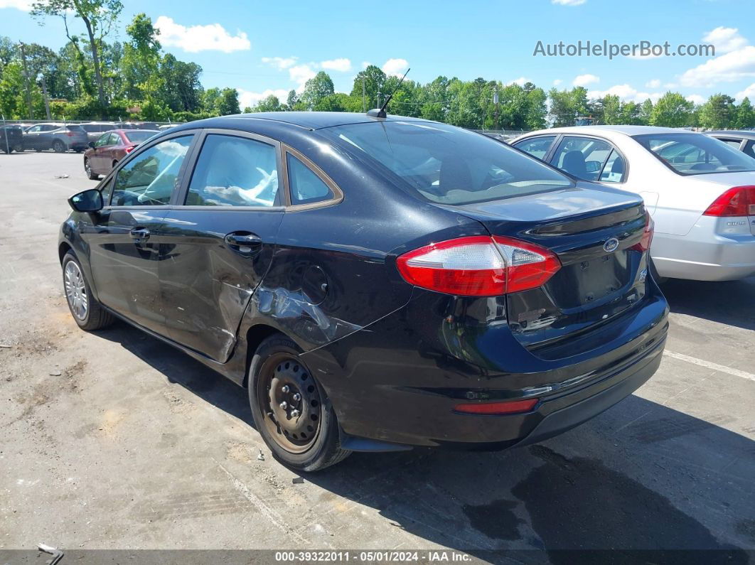 2016 Ford Fiesta S Black vin: 3FADP4AJ8GM162192