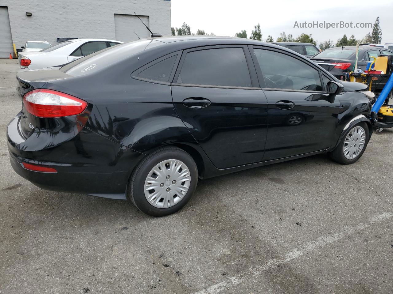 2016 Ford Fiesta S Black vin: 3FADP4AJ8GM162676