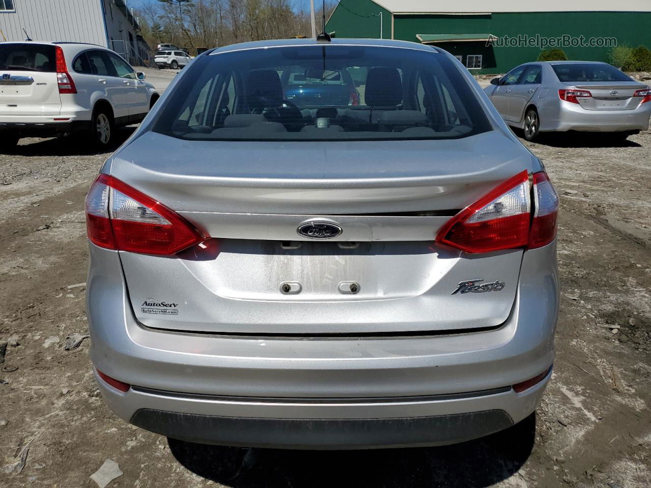 2017 Ford Fiesta S Silver vin: 3FADP4AJ8HM102964