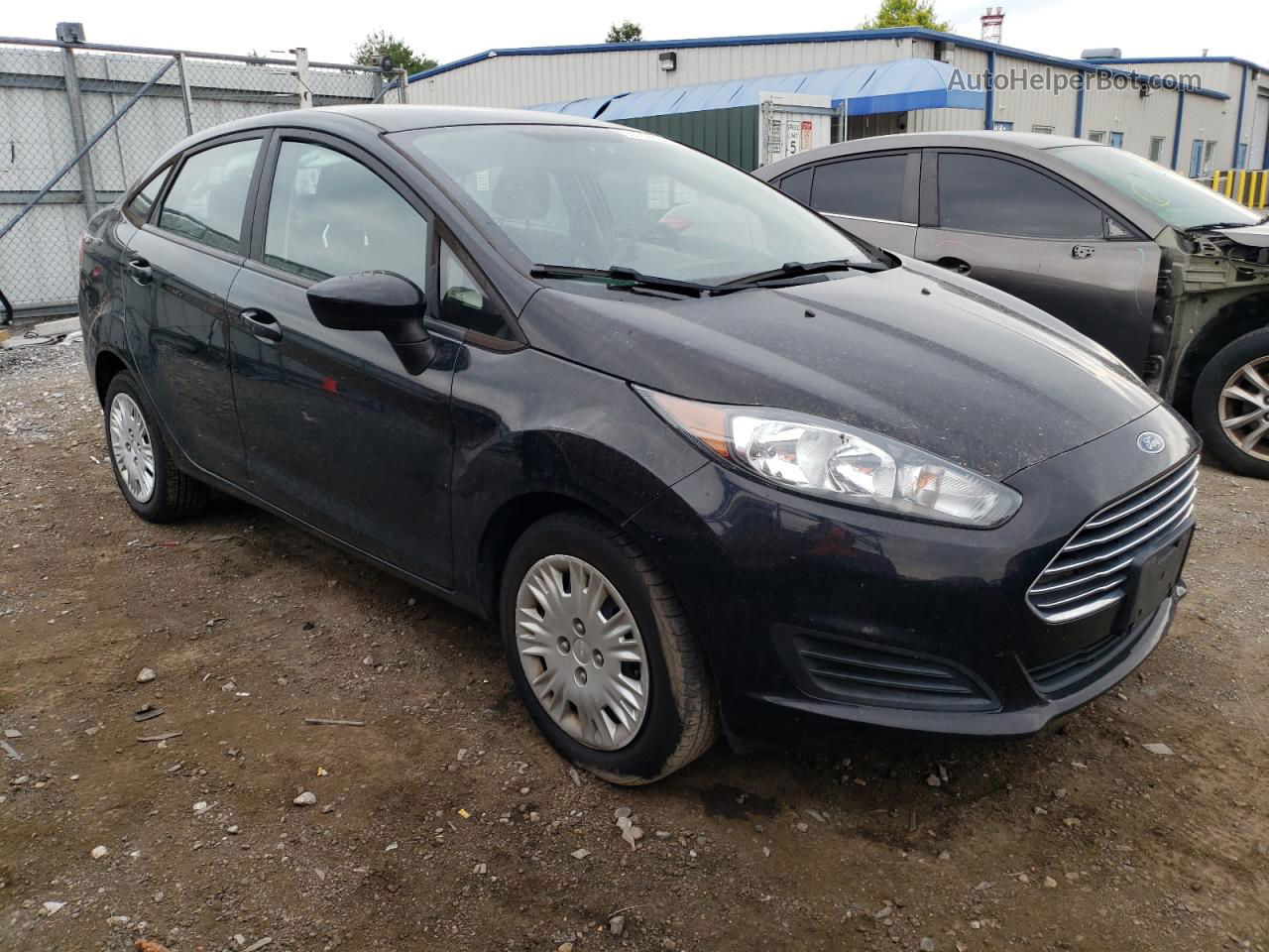 2017 Ford Fiesta S Black vin: 3FADP4AJ8HM157222