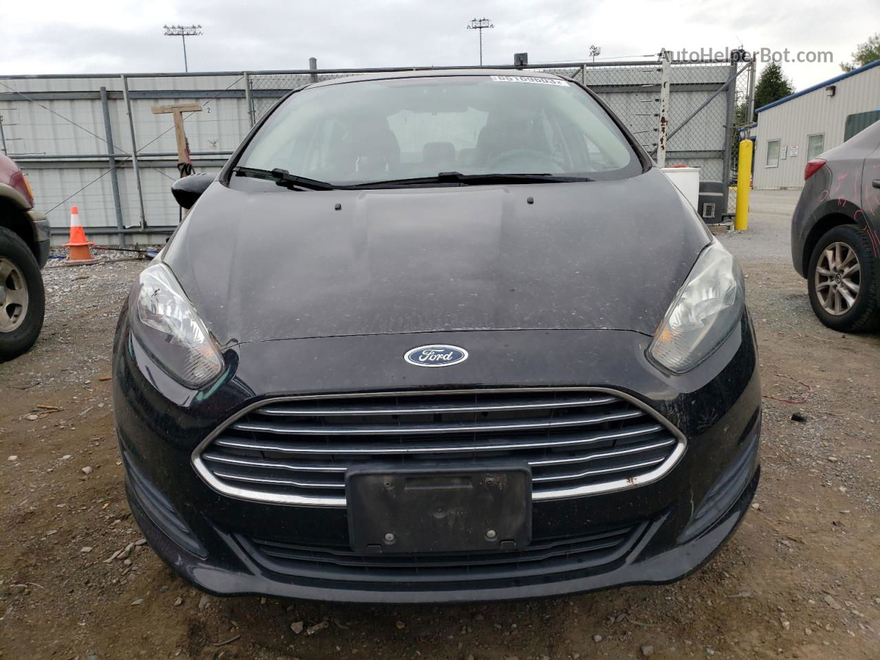 2017 Ford Fiesta S Black vin: 3FADP4AJ8HM157222