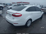 2019 Ford Fiesta S White vin: 3FADP4AJ8KM102826