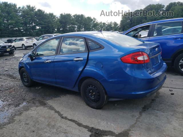 2011 Ford Fiesta S Синий vin: 3FADP4AJ9BM166714