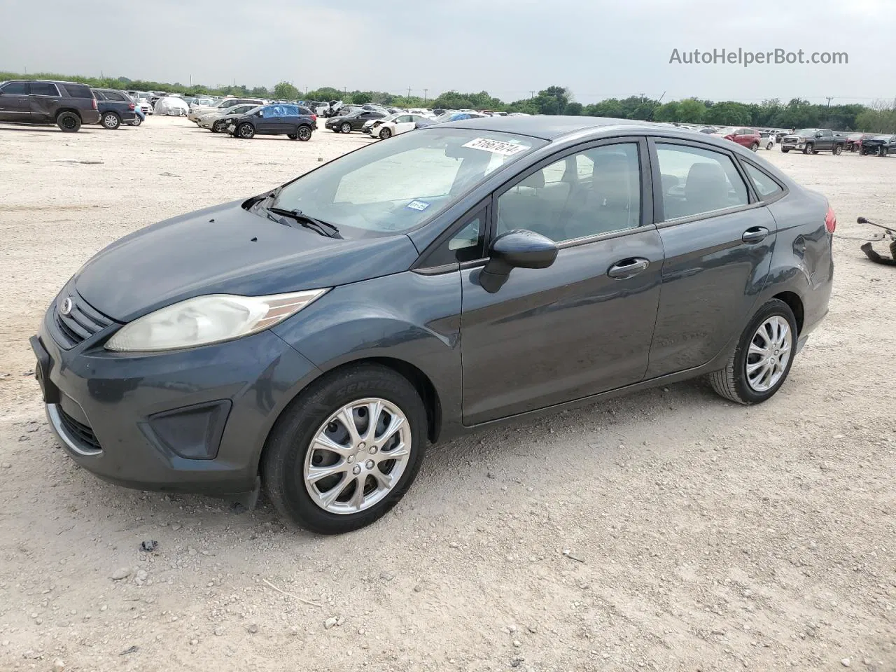 2011 Ford Fiesta S Blue vin: 3FADP4AJ9BM207133