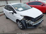 2015 Ford Fiesta S White vin: 3FADP4AJ9FM172048