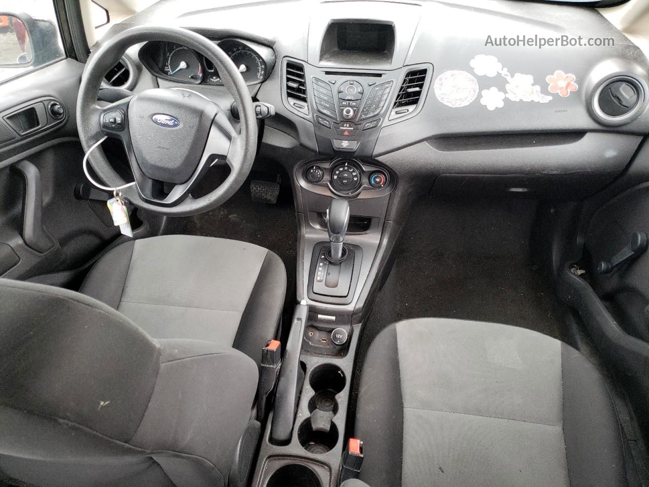 2017 Ford Fiesta S Black vin: 3FADP4AJ9HM121782