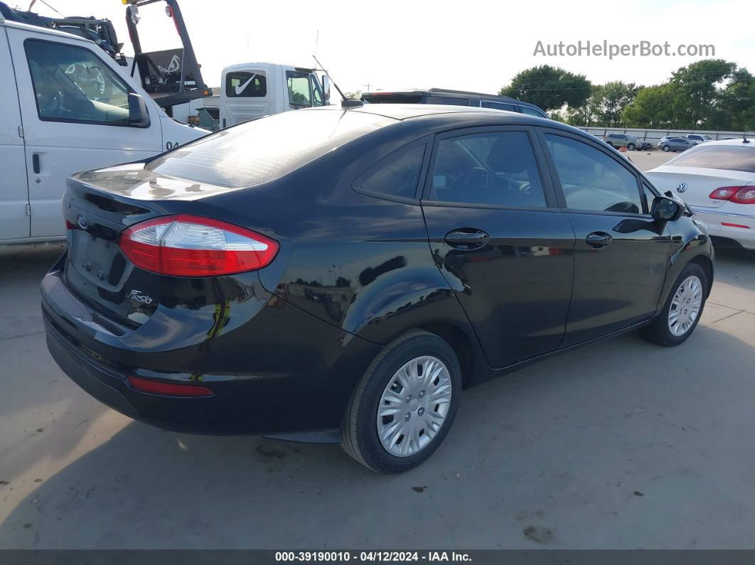 2019 Ford Fiesta S Black vin: 3FADP4AJ9KM118310