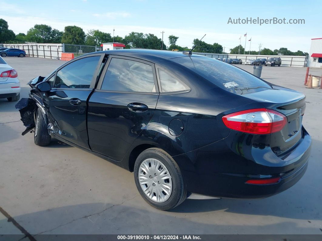 2019 Ford Fiesta S Black vin: 3FADP4AJ9KM118310