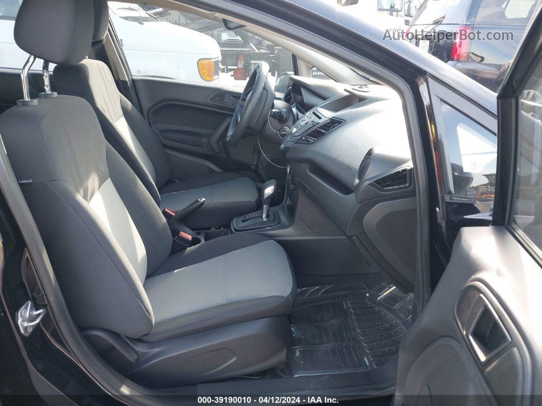 2019 Ford Fiesta S Black vin: 3FADP4AJ9KM118310