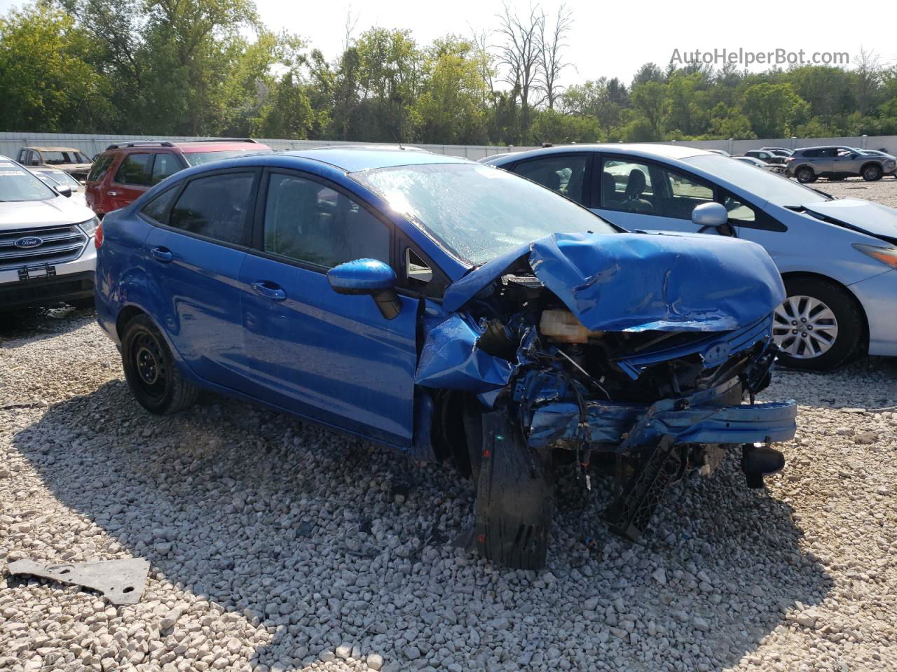 2011 Ford Fiesta S Blue vin: 3FADP4AJXBM103847