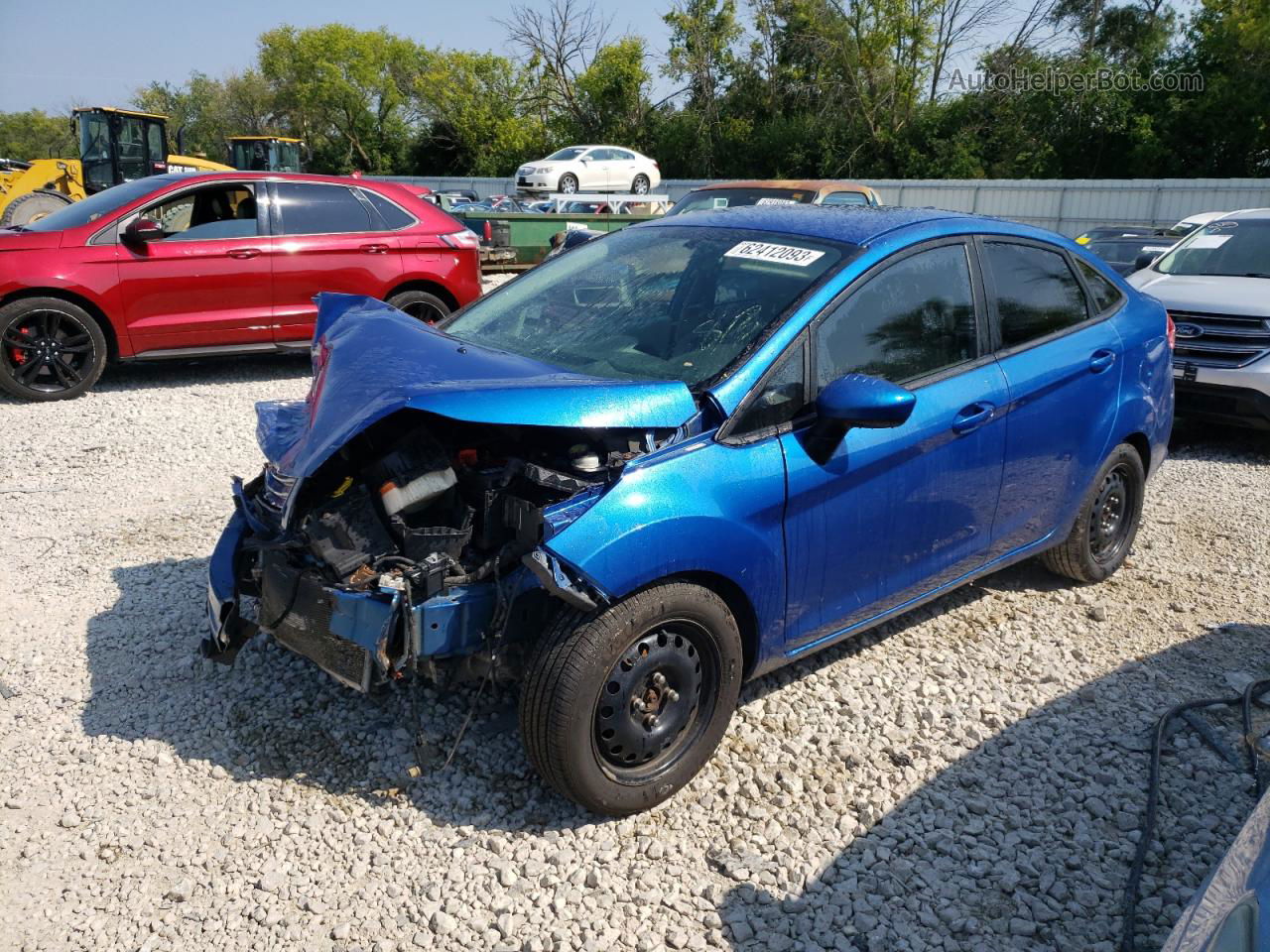 2011 Ford Fiesta S Blue vin: 3FADP4AJXBM103847