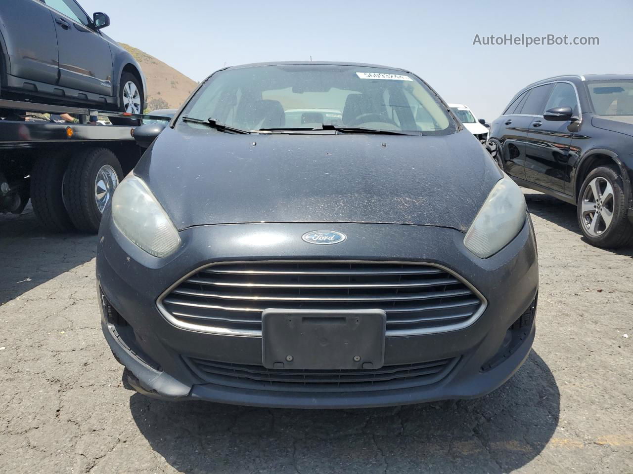 2015 Ford Fiesta S Black vin: 3FADP4AJXFM123747