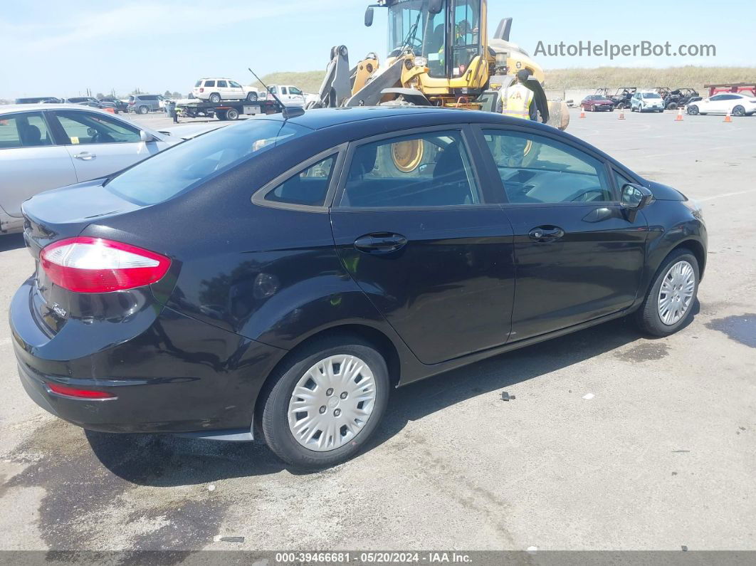 2015 Ford Fiesta S Black vin: 3FADP4AJXFM218874