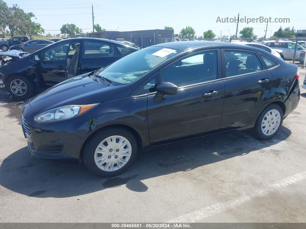 2015 Ford Fiesta S Black vin: 3FADP4AJXFM218874