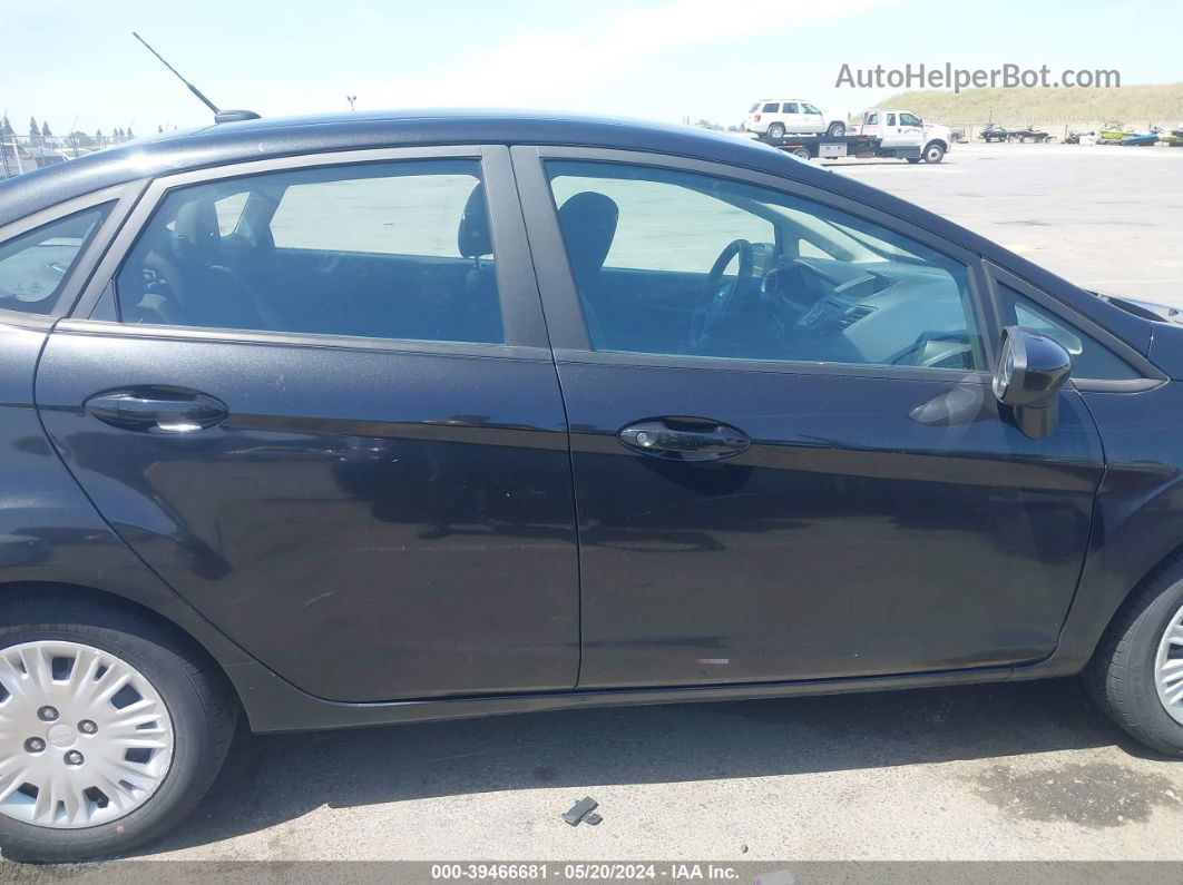 2015 Ford Fiesta S Black vin: 3FADP4AJXFM218874