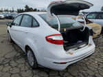 2016 Ford Fiesta S Белый vin: 3FADP4AJXGM143725