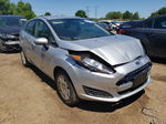 2017 Ford Fiesta S Silver vin: 3FADP4AJXHM109494