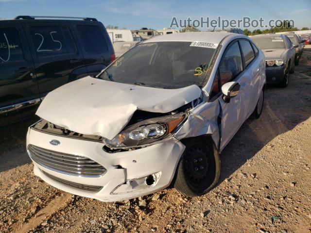 2017 Ford Fiesta S White vin: 3FADP4AJXHM140177