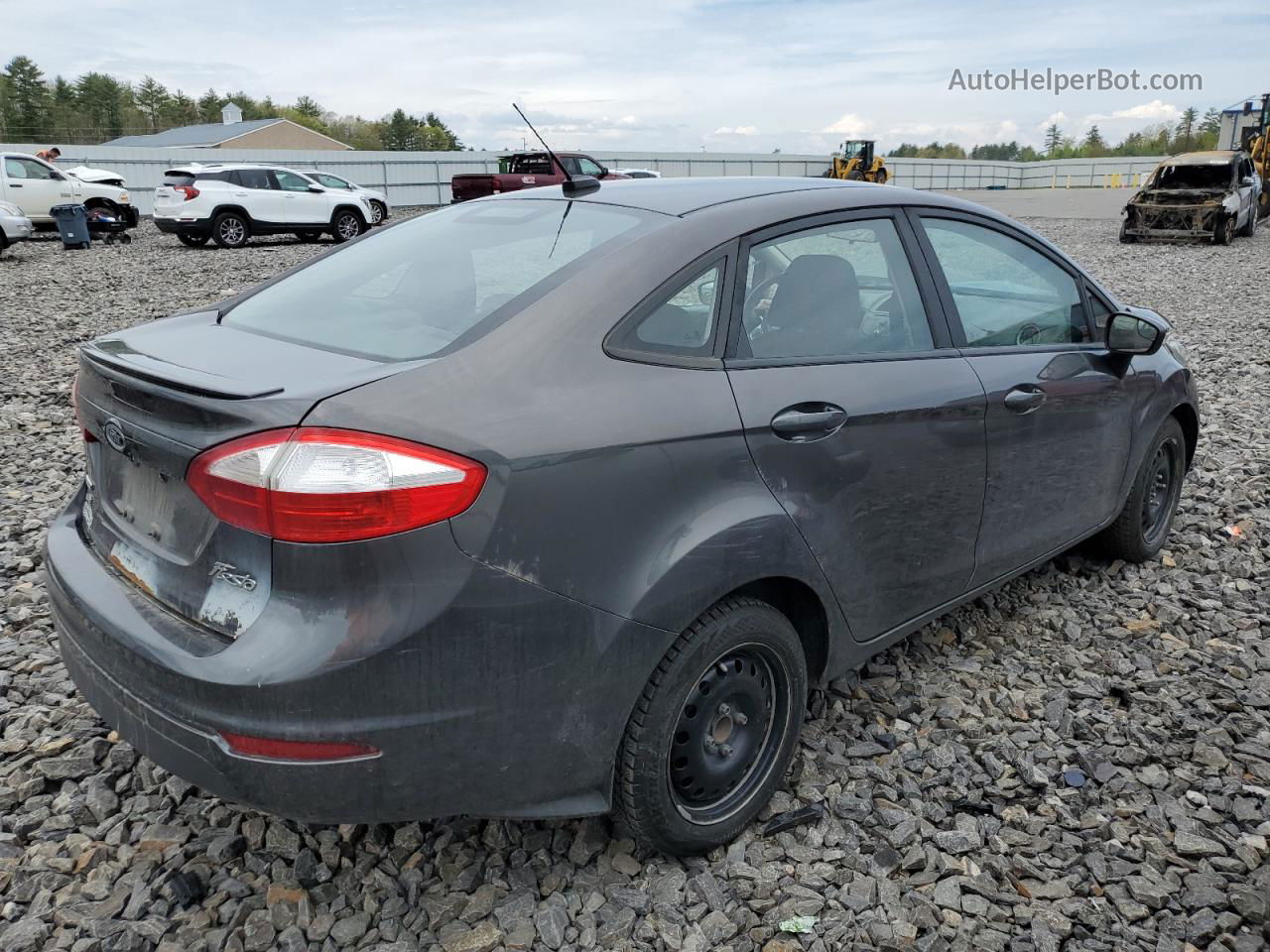 2015 Ford Fiesta Se Серый vin: 3FADP4BE0FM147878