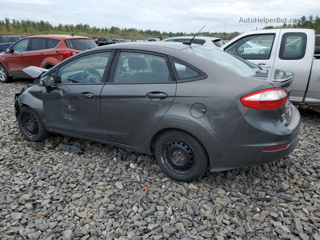 2015 Ford Fiesta Se Gray vin: 3FADP4BE0FM147878