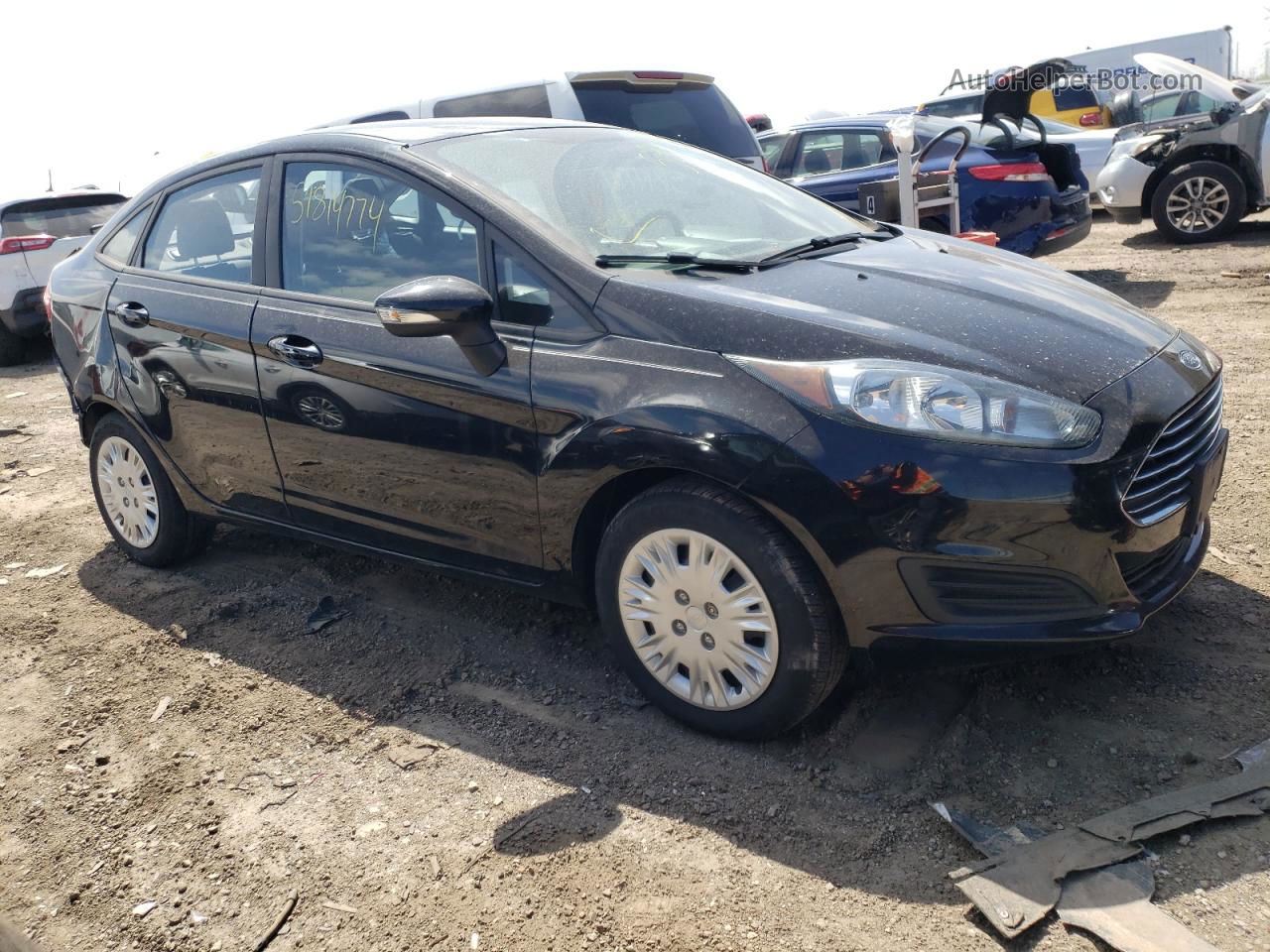 2016 Ford Fiesta Se Black vin: 3FADP4BE0GM142651