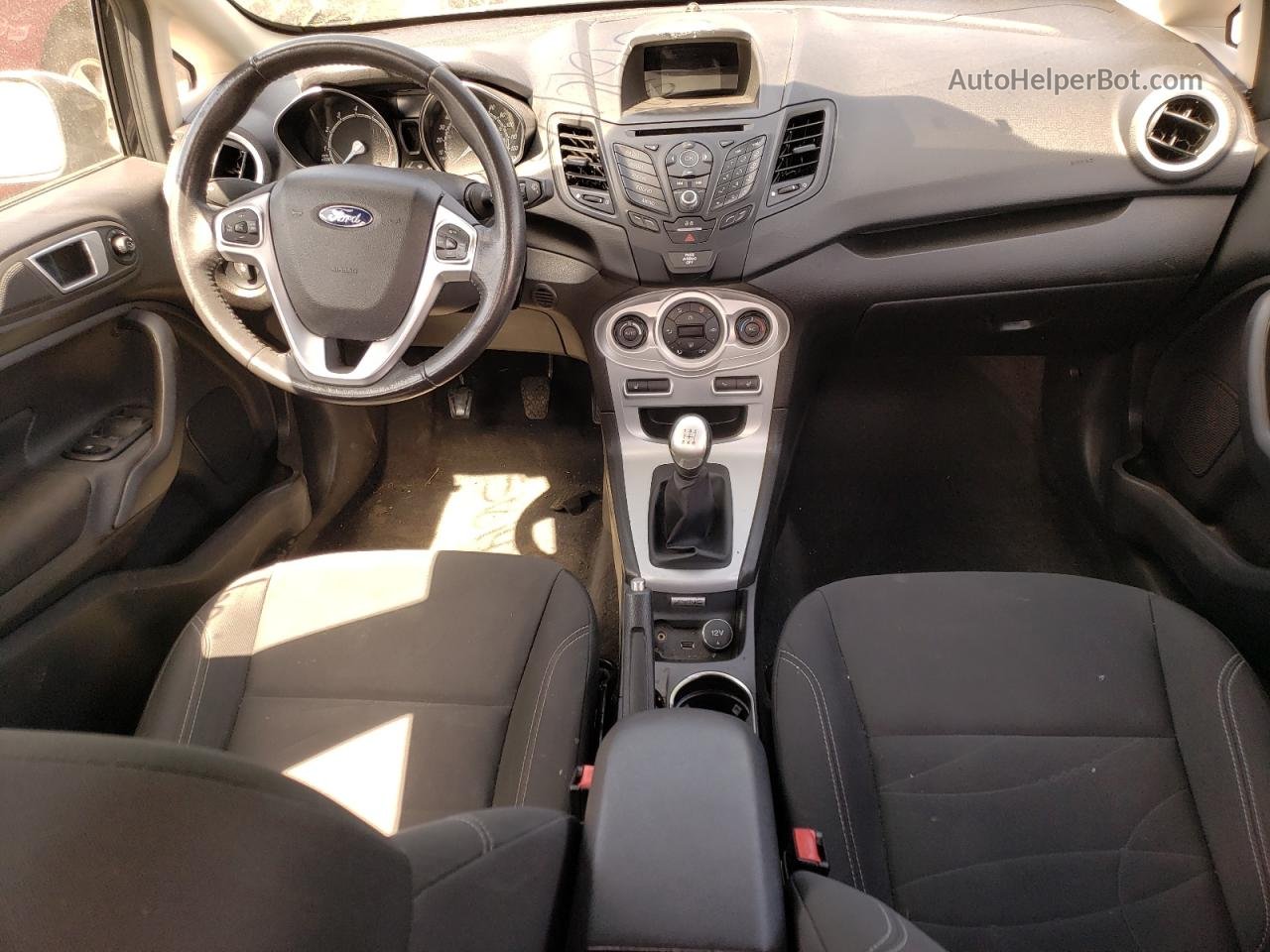2016 Ford Fiesta Se Black vin: 3FADP4BE0GM142651