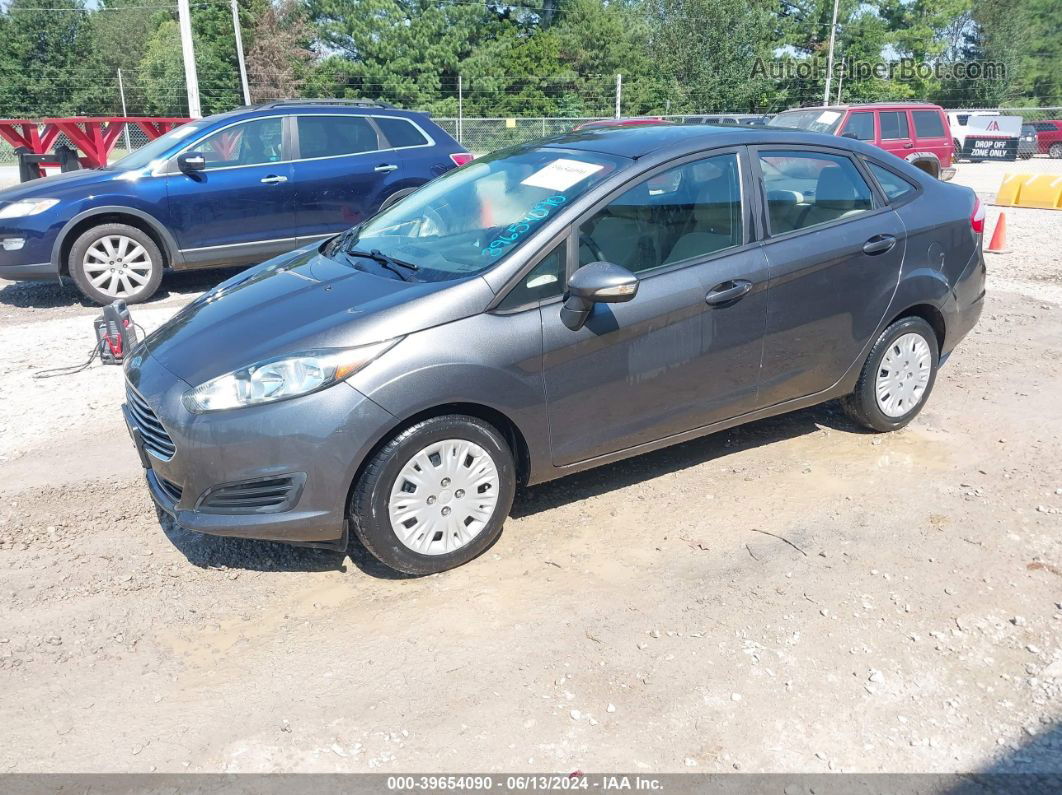 2015 Ford Fiesta Se Gray vin: 3FADP4BE1FM181344